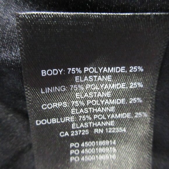 Babaton Black Long Sleeve Crop Top - Picture 5 of 10